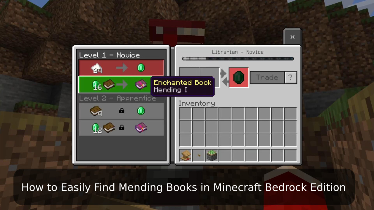 How to Easily Find Mending Books in Minecraft Bedrock Edition